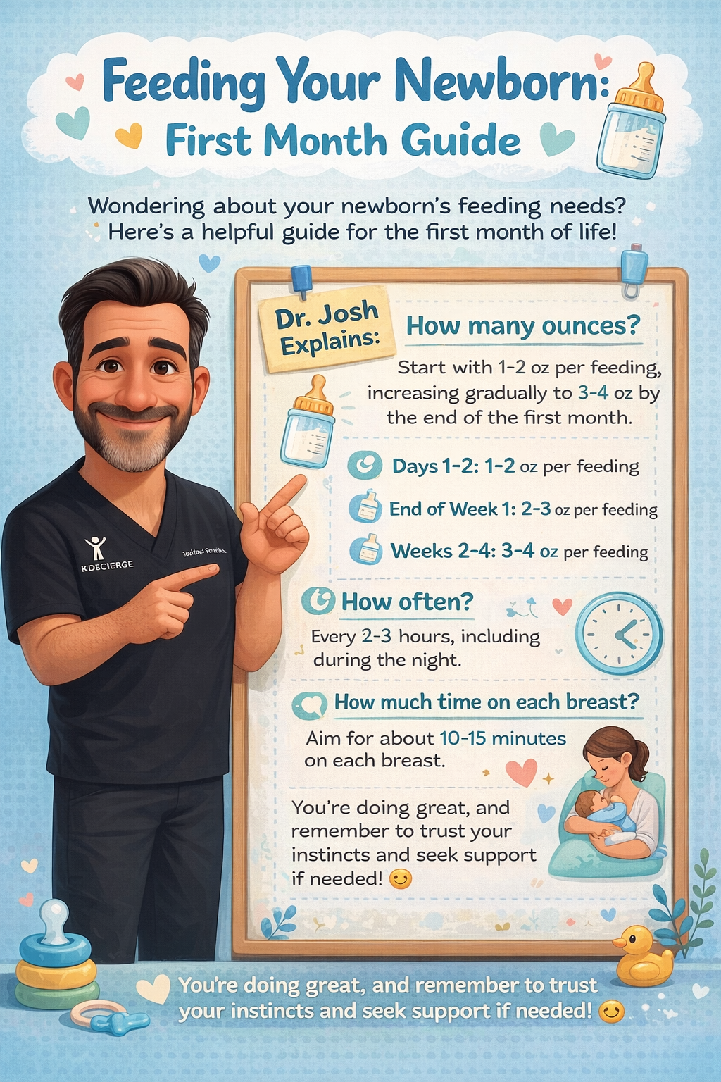 How much milk should my newborn have?