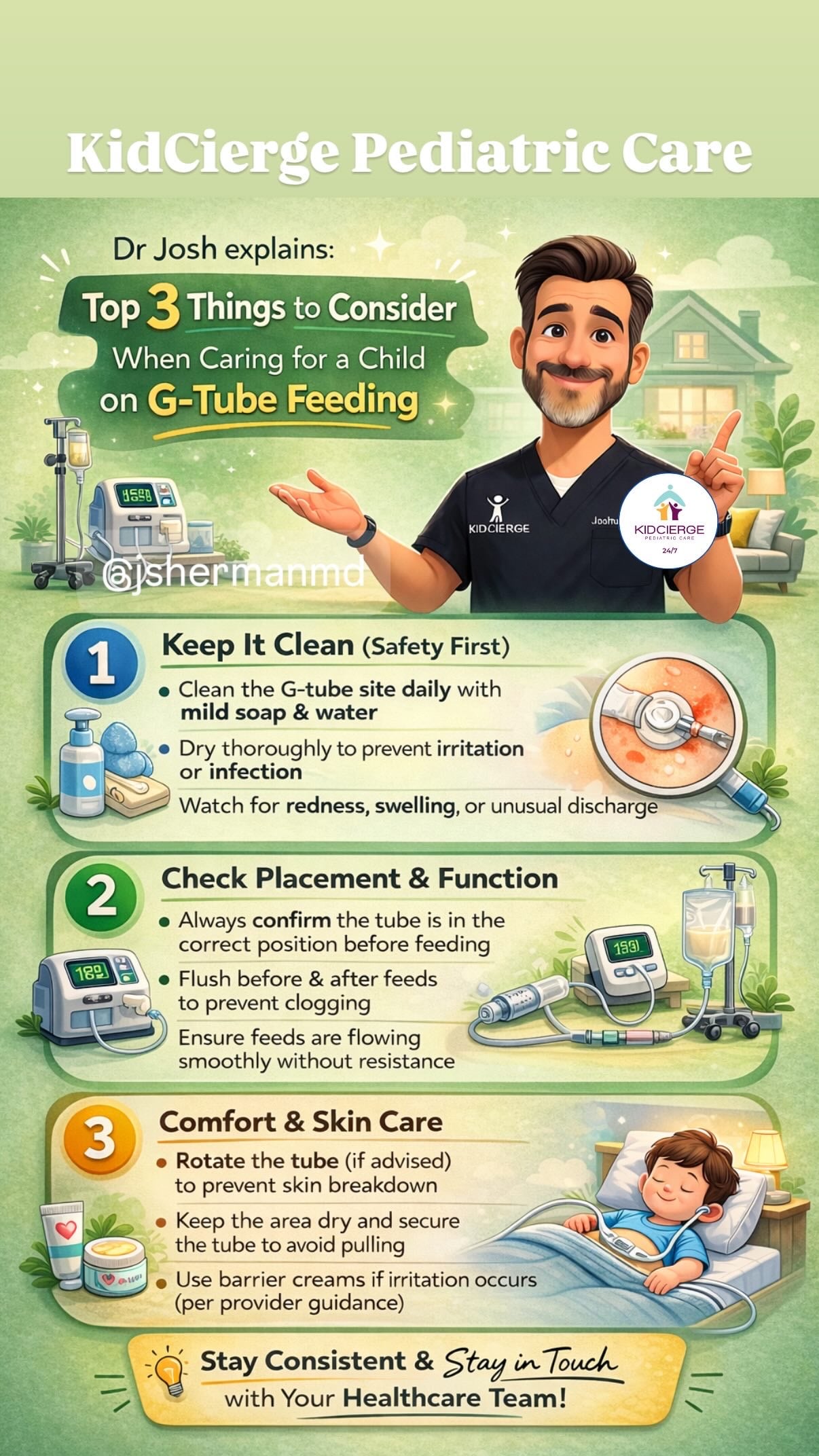 How to Take Care of a Child with a G Tube